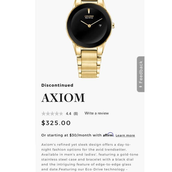 Citizen Axiom Eco-drive Women Watch - Picture 4 of 7